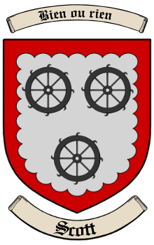 Scott (English) Surname Shields (Coats of Arms) Family Crests